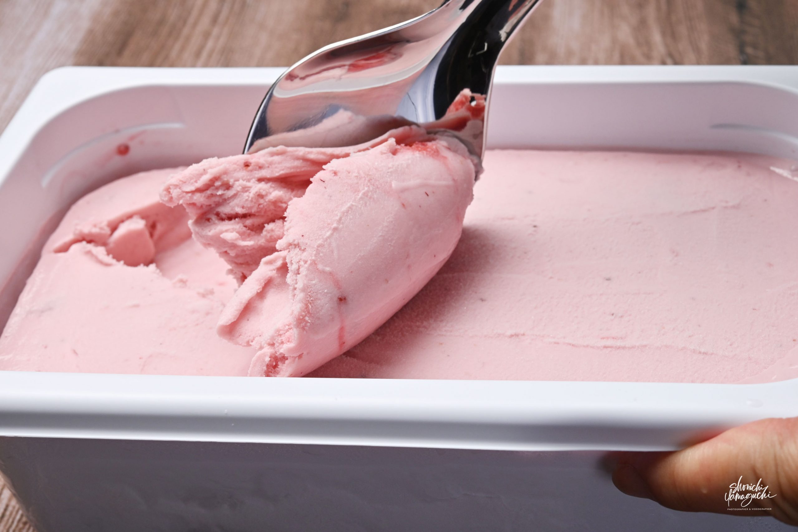 イチゴのジェラート